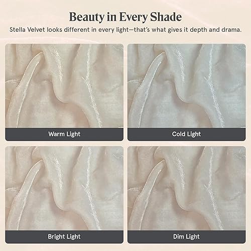 Miniatura 3 de HiEnd Accents Stella - Juego de colcha de terciopelo de seda sintética de 3 piezas con 2 fundas de almohada, tamaño King, piedra, falda con