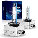 Marsauto D1S HID Bulbs&comma; 66144 66140 85140 85415 &lpar;85415C1&rpar; for HID Replace&comma; 35W 6000K Cold White Xenon Bulb&comma; Plug and Play&comma; Pack of 2