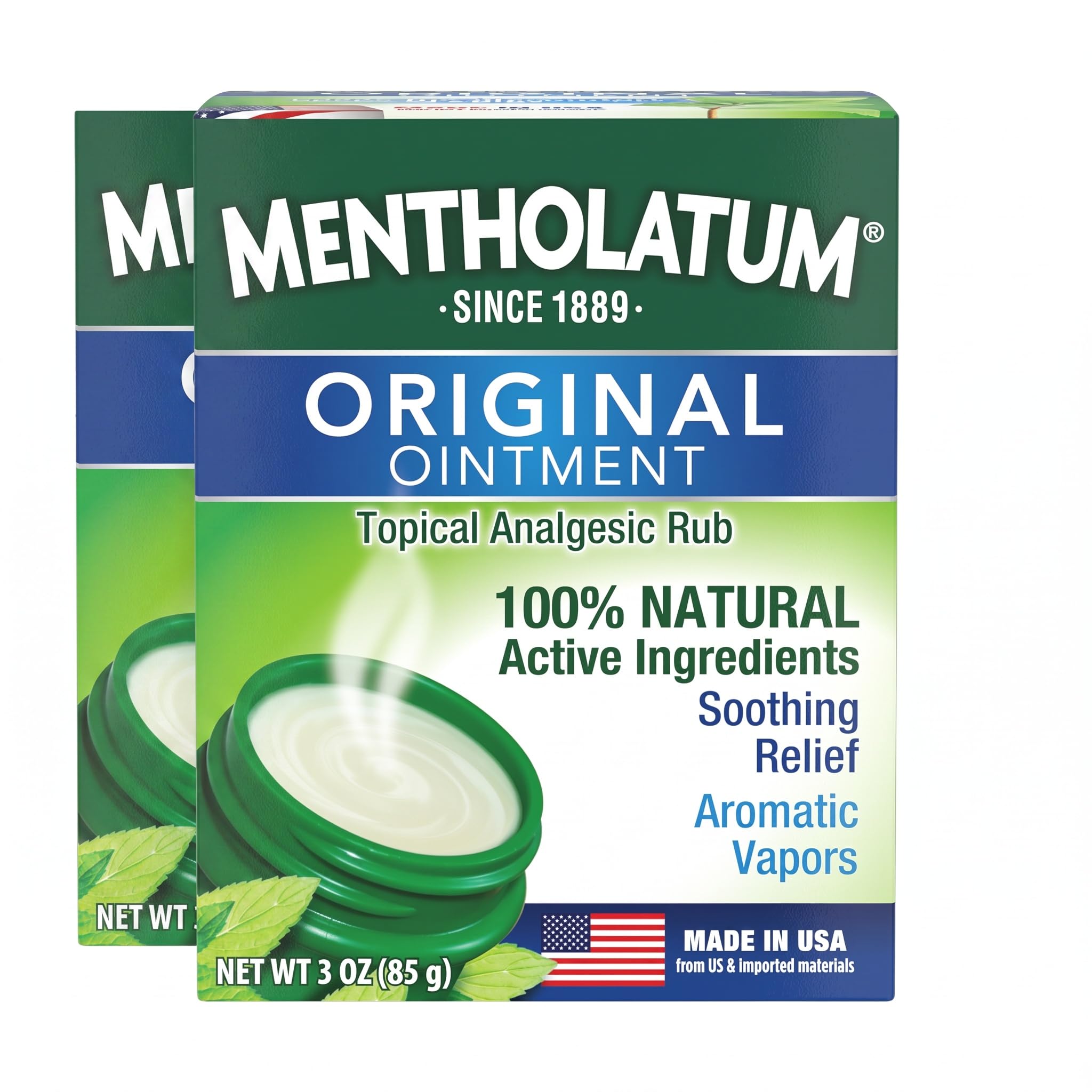 Mentholatum Original Vapor Chest Rub, Topical Analgesic Ointment, 3oz — Amazon image 10