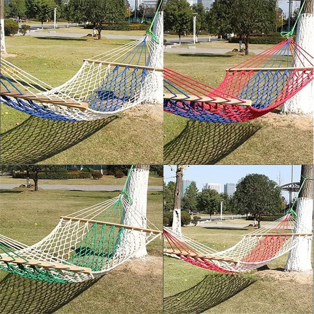 Hamac portable, filet en nylon pour extérieur, balançoire pour camping, jardin, plage, idéal pour la randonnée et la détente, facile à installer, léger et durable