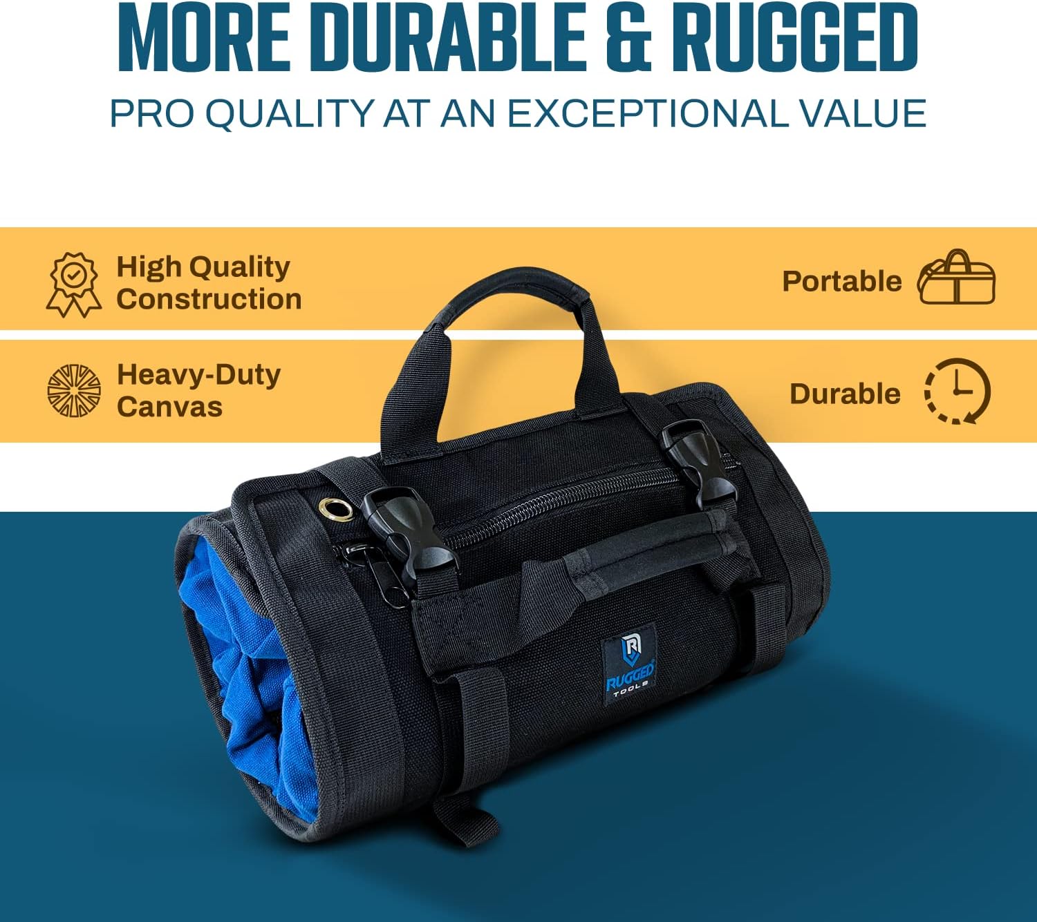 Rugged Tools Titan Deluxe Tool Roll