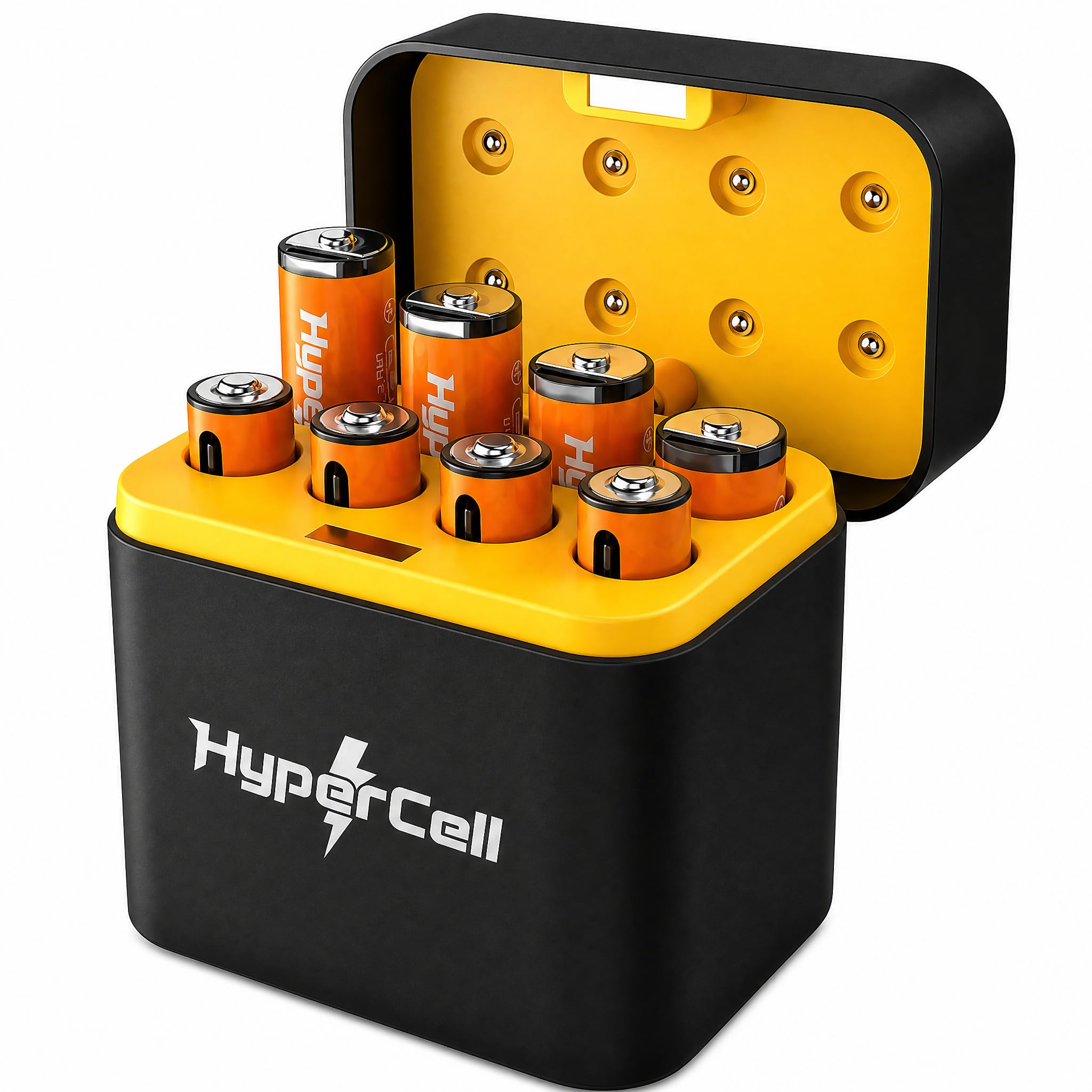 Hypercell® Rechargeable AA + AAA Batteries with Wireless Fast Charger Kit | 1.5V High Capacity 𝕃𝕚𝕥𝕙𝕚𝕦𝕞 3000 mAh AA/1200 mAh AAA|Pack of 8 Batteries|1500+ Cycles|15‑Years Life| OEM | Made in U.S-image-45