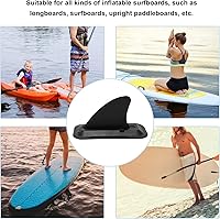Vista 3 de Aleta de surf, tobogán inflable de liberación rápida en la aleta central, aletas de surf desmontables para tabla de surf larga