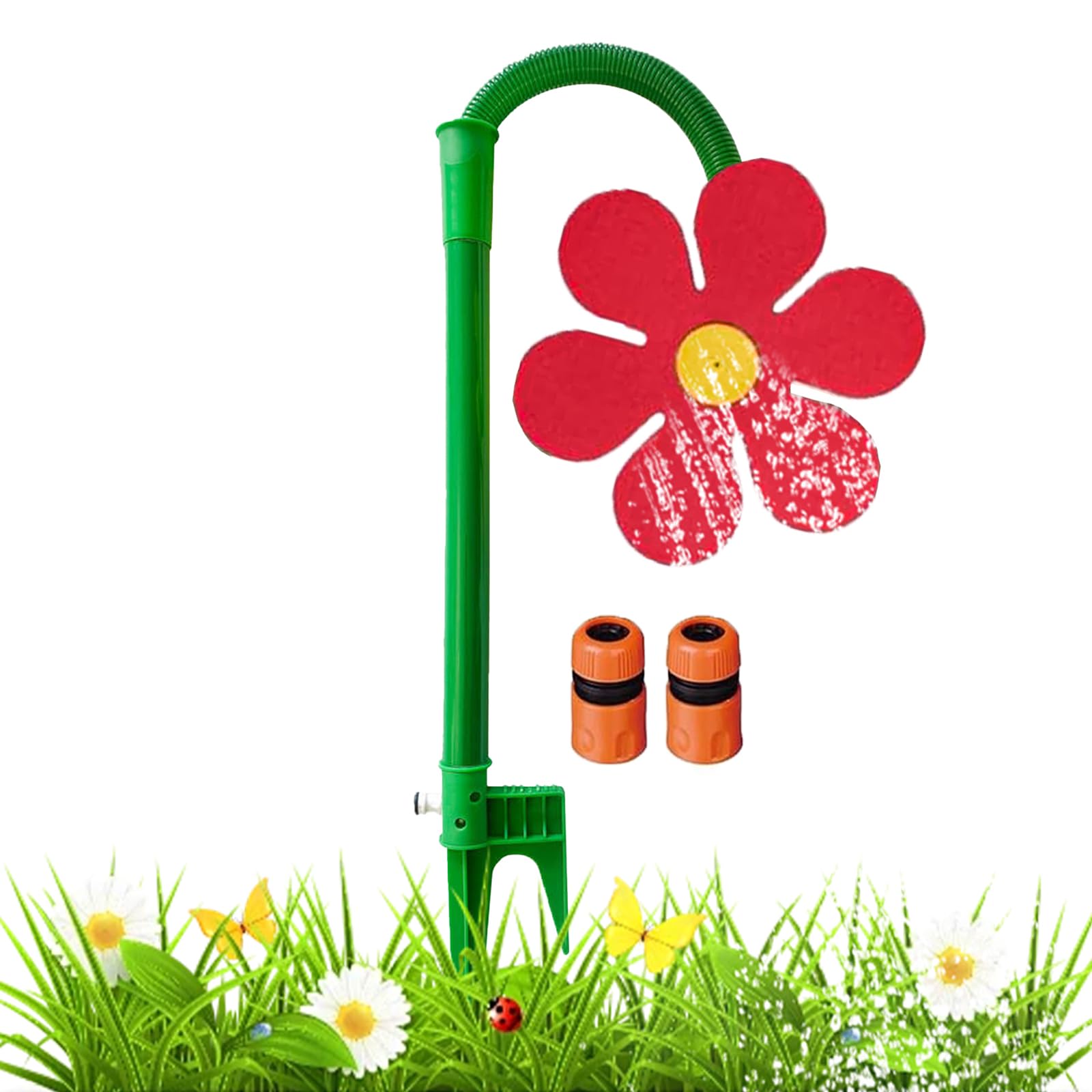 Crazy Daisy Wassersprinkler 2025 - Tanzender Rasensprenger Mit Blumen-Design Für Garten