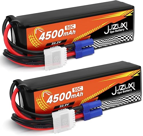 Miniatura 7 de Batería Lipo de 22.2V 4500mAh 6S 50C Batería recargable de polímero de litio con conector XH y EC5 compatible con modelos RC Car RC Boat Quadcopter
