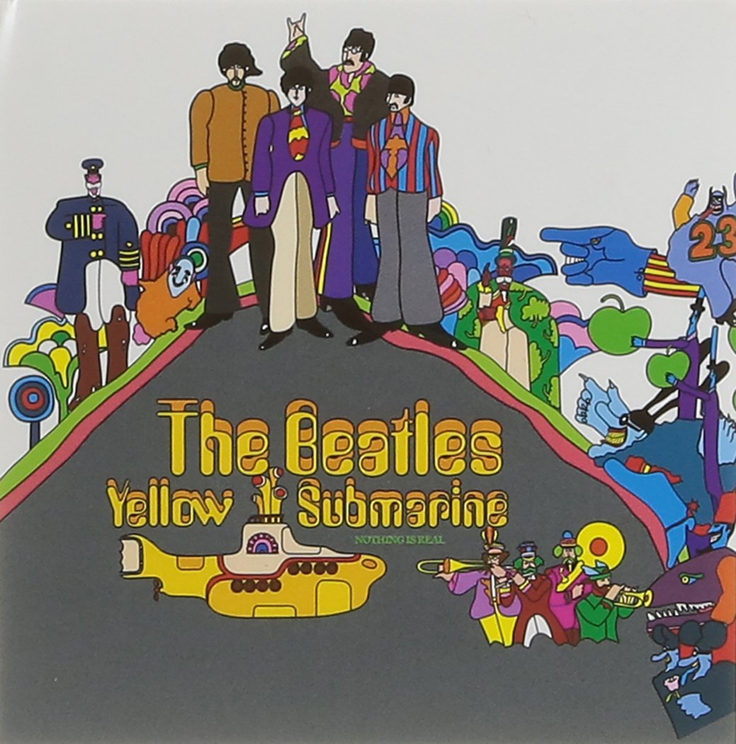 Rock Off Officially Licensed Products Yellow The Beatles Fridge Magnet: Submarine Album