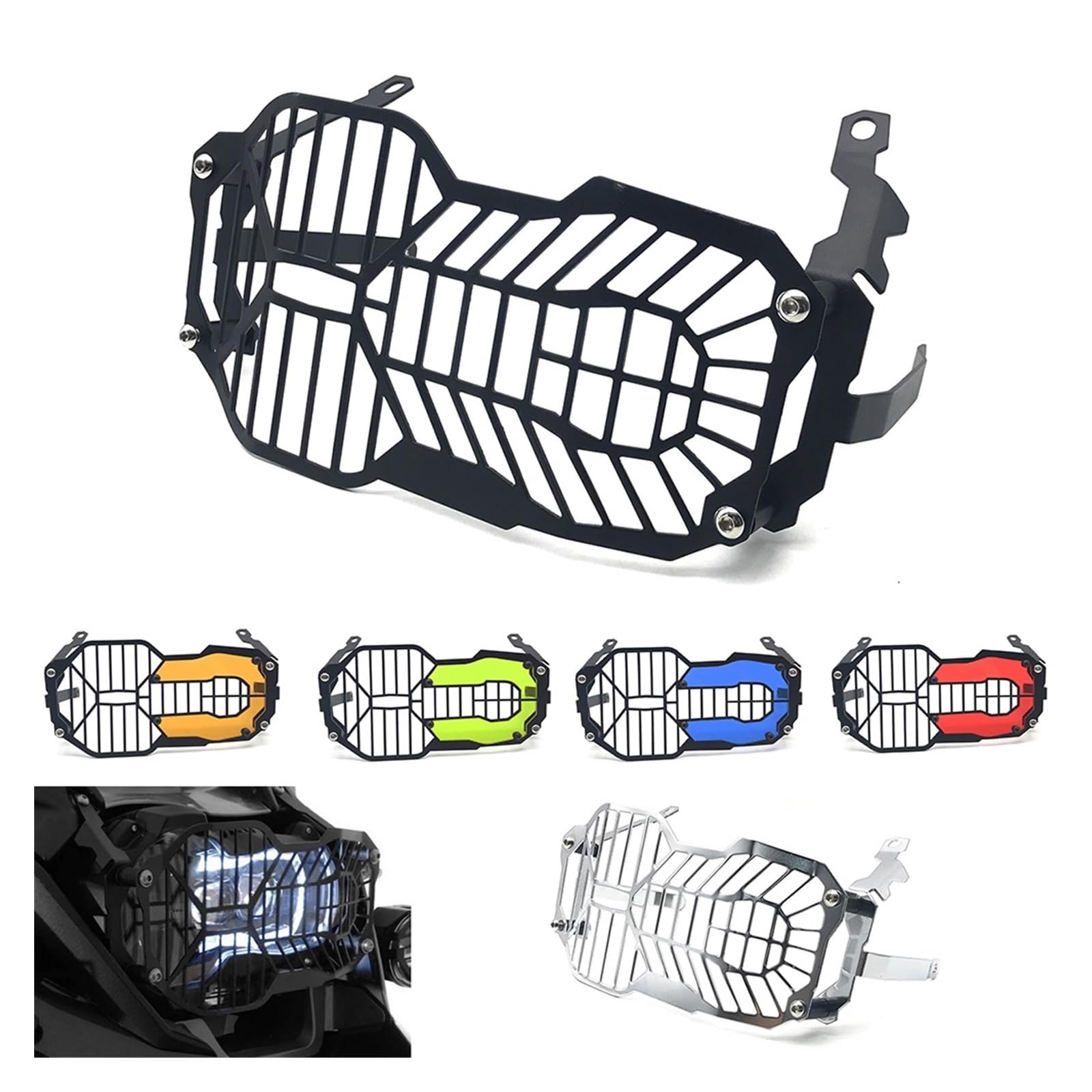 Scheinwerferschutz Für BMW R1200GS - Acryl Abdeckung Mit Grill