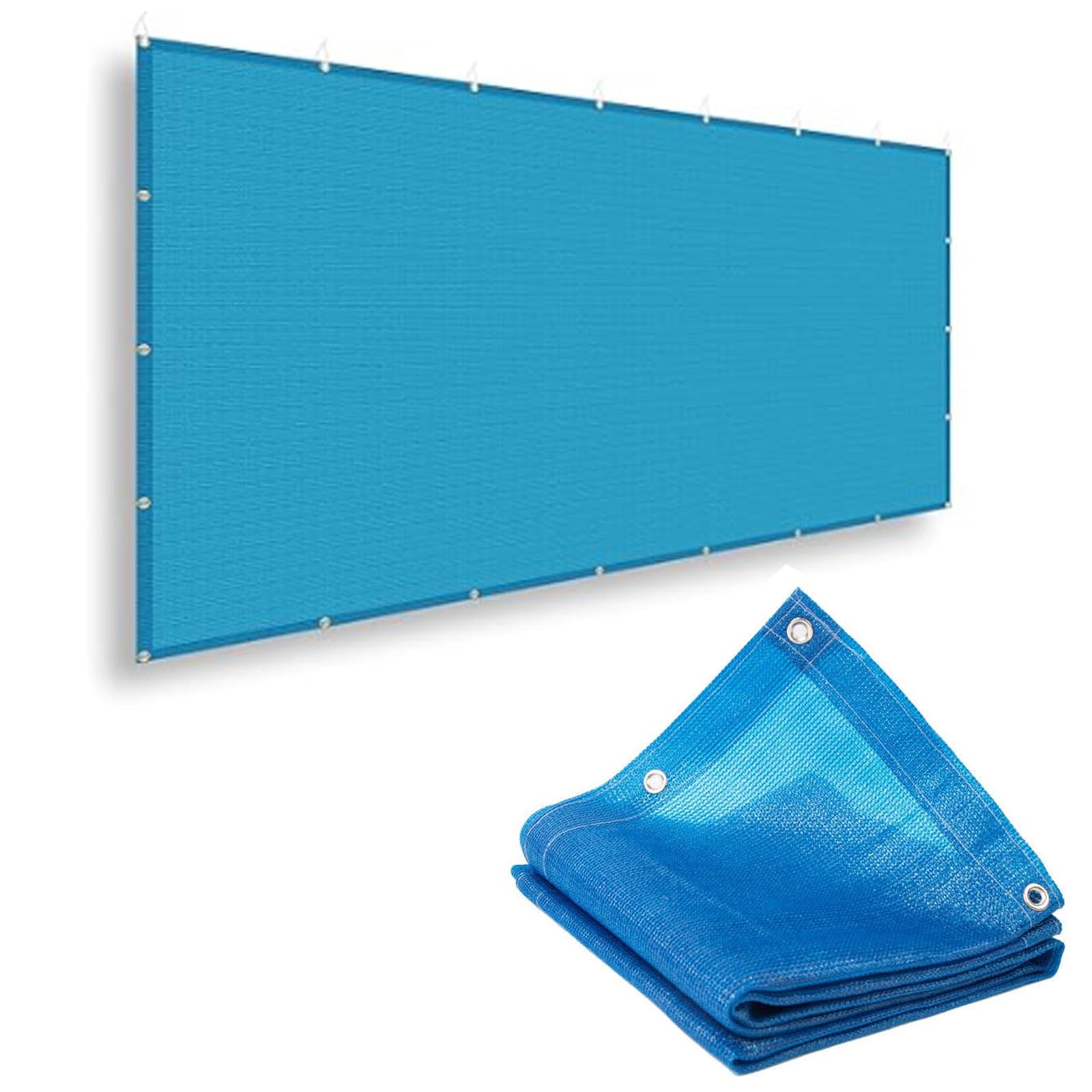 Filet protection solaire extérieur 2x6m toile ombrage oeillets