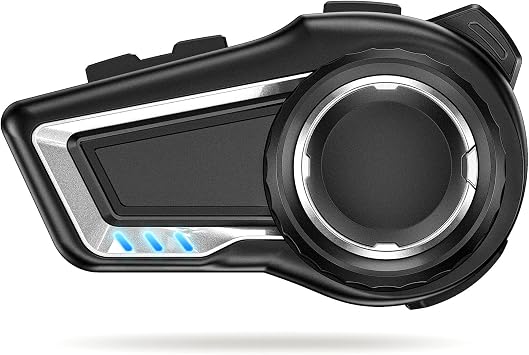 X10 Motorcycle Helmet Bluetooth Headset V5.4, 10-Rider Group Intercom Communication System, CVC & DPS Noise Cancellation, Music Share, 30-Hour Battery Life Helmet Speakers for Snowmobile/ATV
