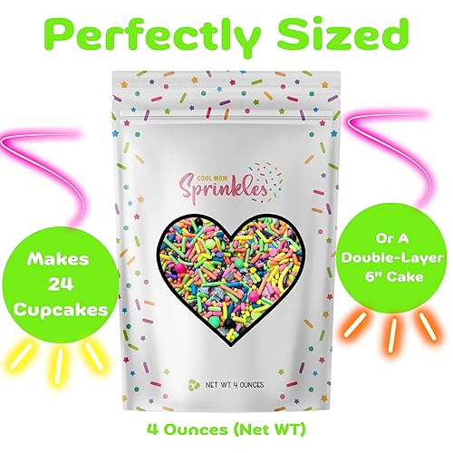 Miniatura 53 de COOL MOM SPRINKLES Gránulos de superhéroe de tortuga (4 onzas) – Gránulos temáticos de cumpleaños de tortuga ninja para decorar pasteles, cupcakes