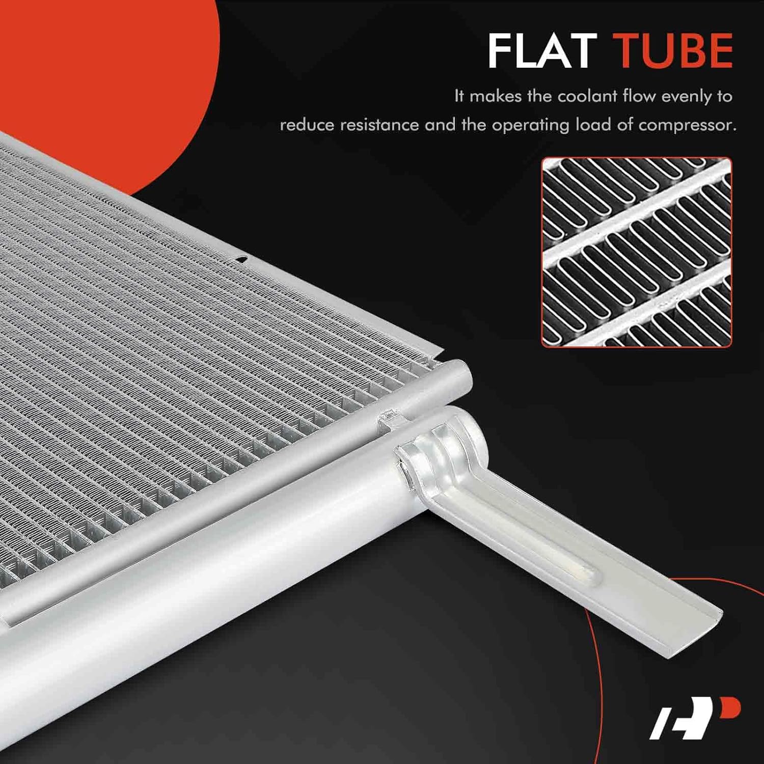 A-Premium Air Conditioning A/C Condenser Compatible with Ram 3500 2020-2021 6.7L, 5500 2020 6.7L, Replace# 68322496AB