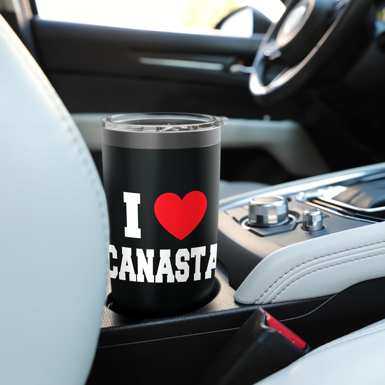 I Love Canasta Stainless Steel Insulated Tumbler - Image 6