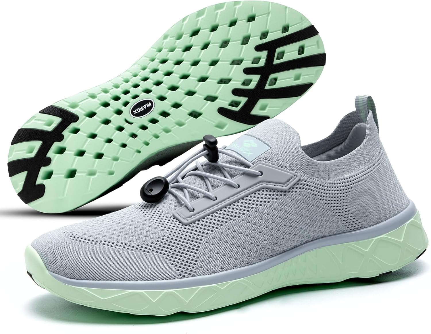 Men’s Quick-Dry Water Shoes with Arch Support, Non-Slip Swim Shoes for Pool, Beach, Aqua Shoes for Water Sports & Outdoor Water Activities