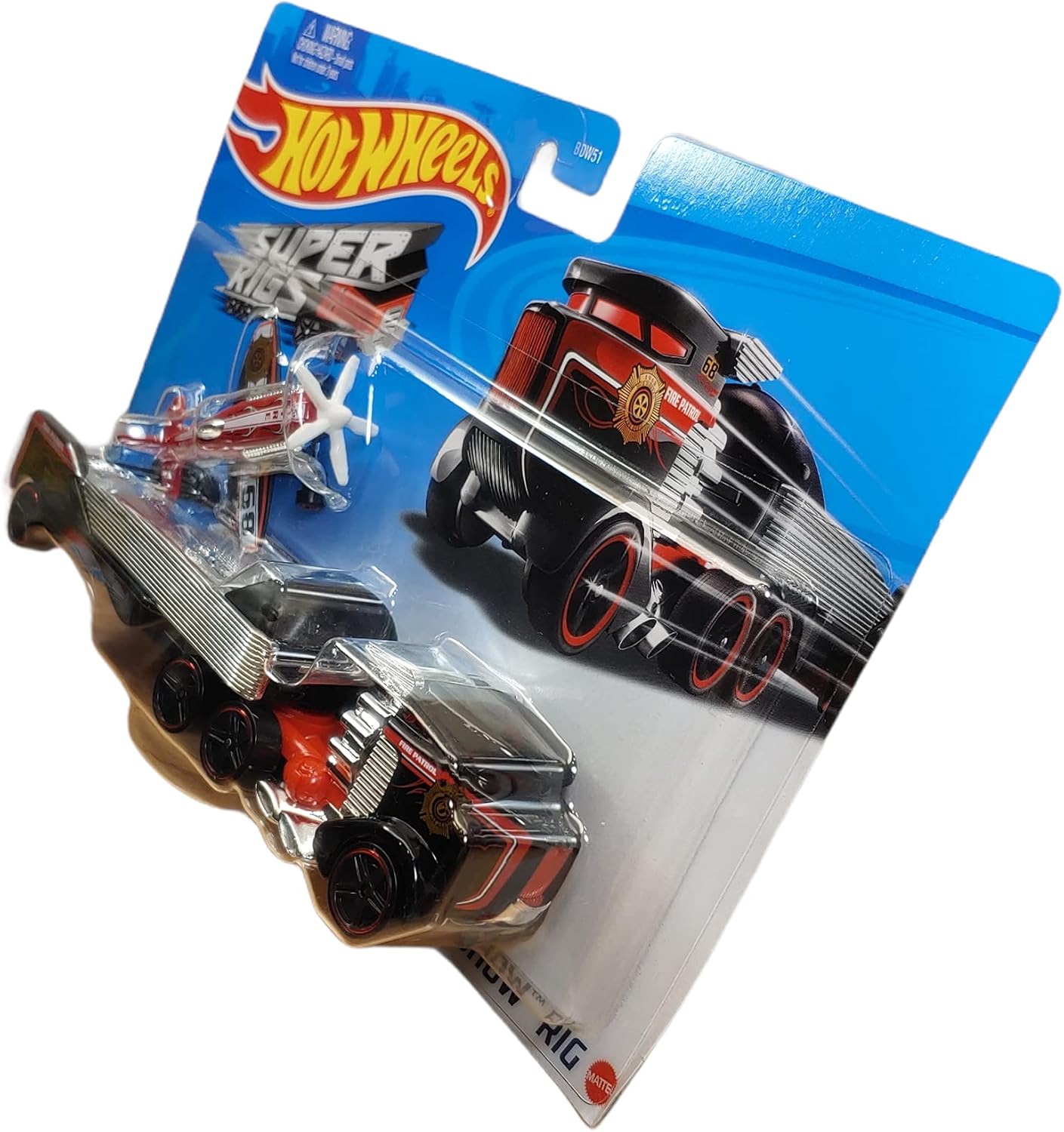 DieCast Hotwheels Super Rigs [Sky Show Rig] Detachable Trailer with Airplane Included