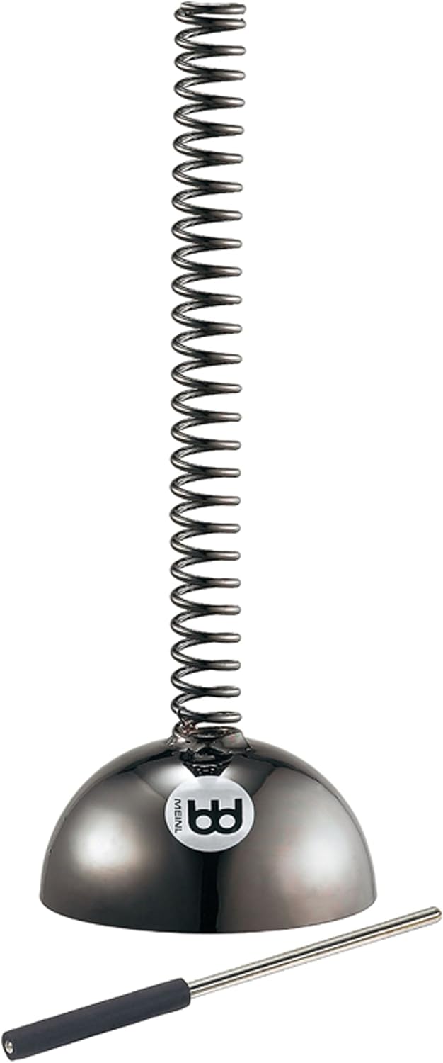 Meinl Percussion Bill Saragosa Percussion Sound Effects with Metal Beater - NOT MADE IN CHINA - Black Nickel Finish, 2-YEAR WARRANTY (BOWL)