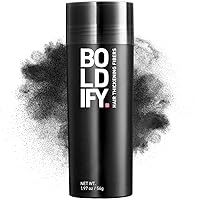 Vista 73 de BOLDIFY - Fibras de pelo para el cabello fino (gris), indetectables, botella de 2 onzas; oculta completamente la pérdida de cabello en 15 segundos