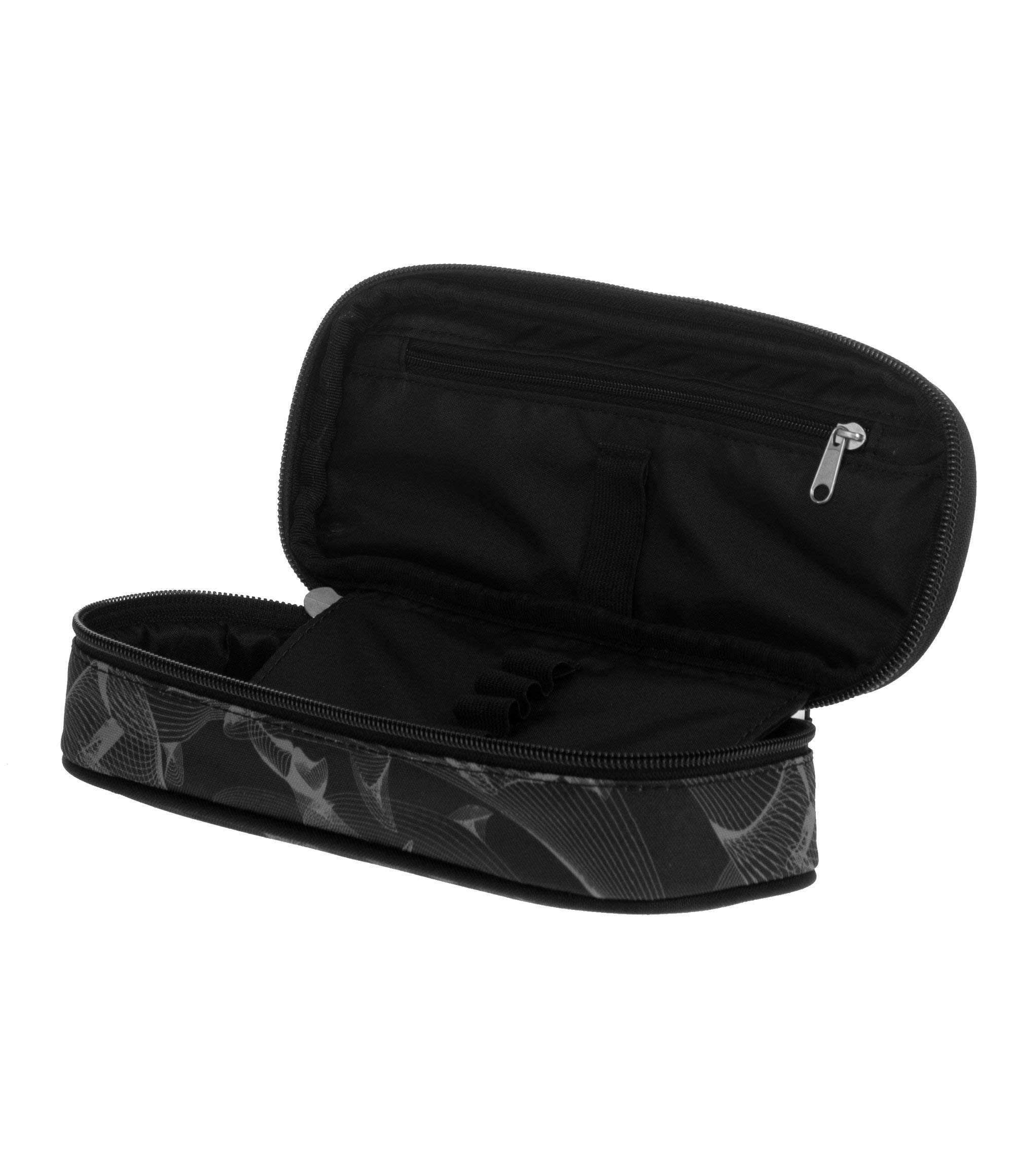 Seven Pencil case - SOCIAL Pen Bag, Box for Stationery, Pen Pouch, Perfect for School Supplies, for Teen, Girls&Boys, Italian Design, gray - Image 2
