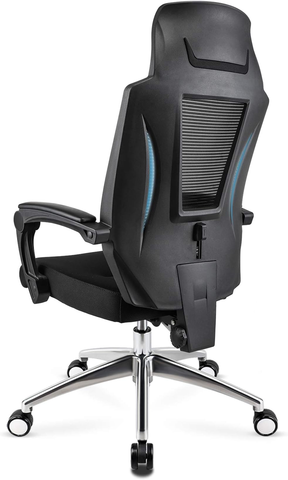 mfavour Ergonomic Office Chair High Back Mesh Office Chair, Widened Headrest and 150°Tilt Function, Adjustable Seat Height and Lumbar Support
