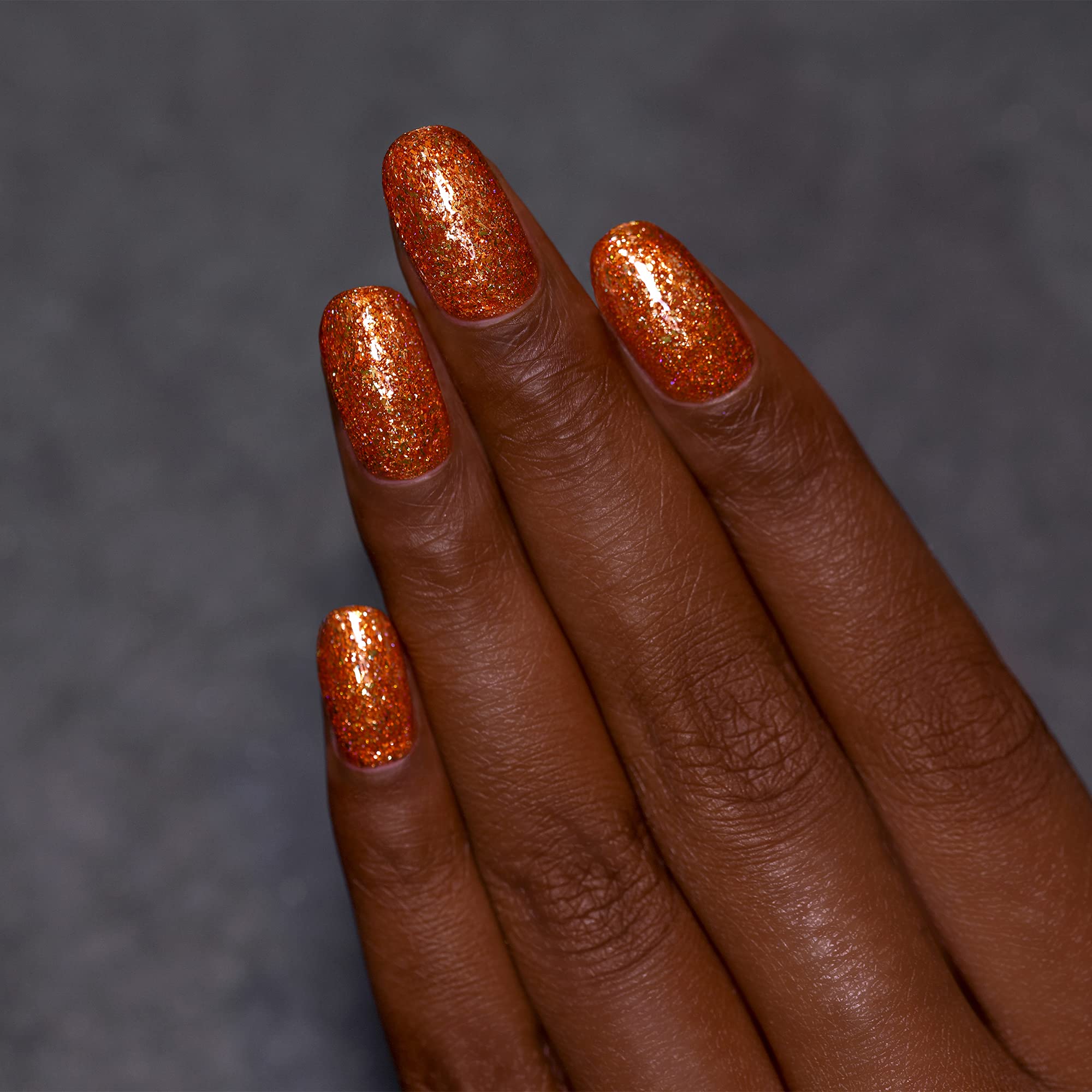 Amazon.com : ILNP Trick or Treat - Vivid Orange Holographic Ultra Metallic  Nail Polish : Beauty & Personal Care