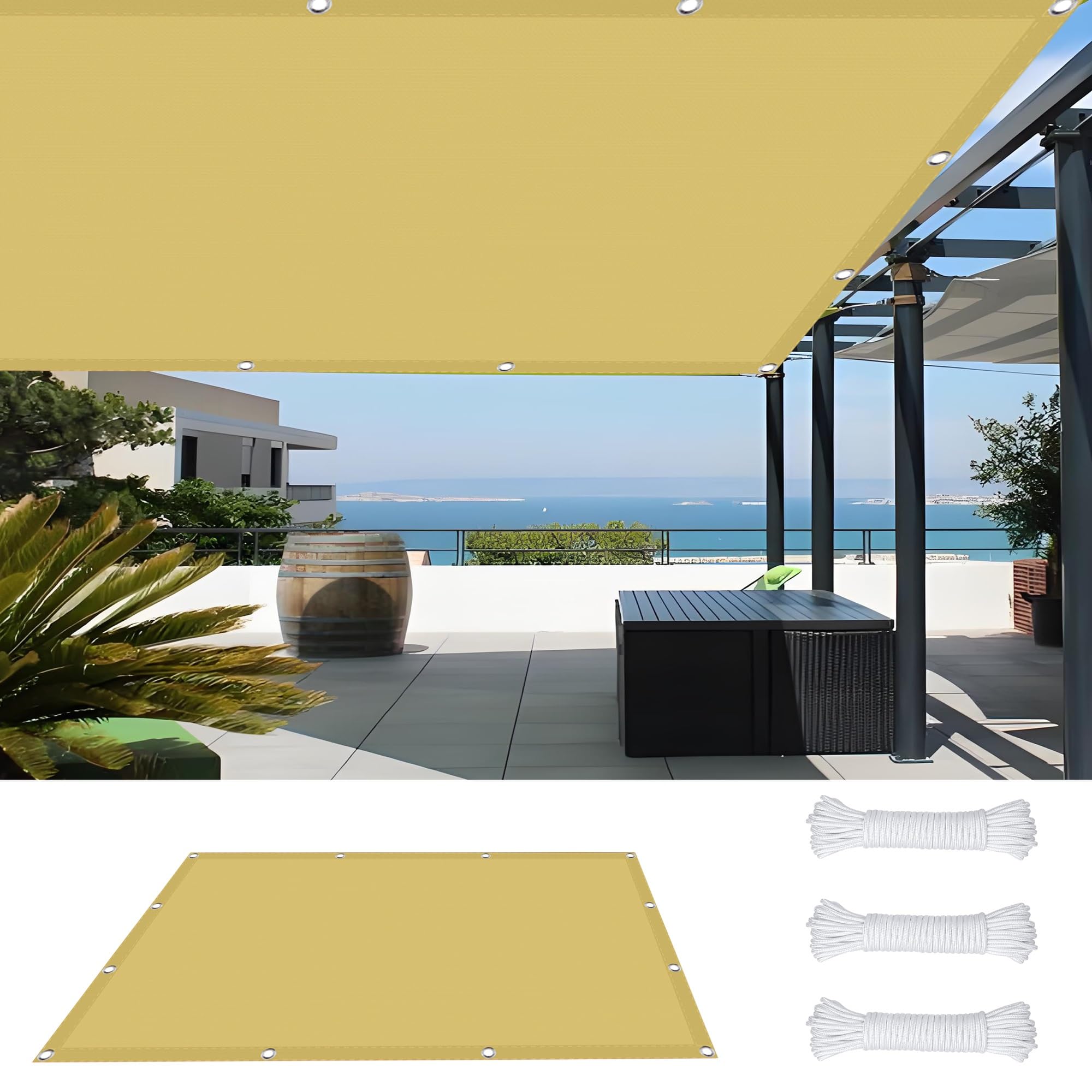 Filet d'occultation brise-vue balcon terrasse toile polyester
