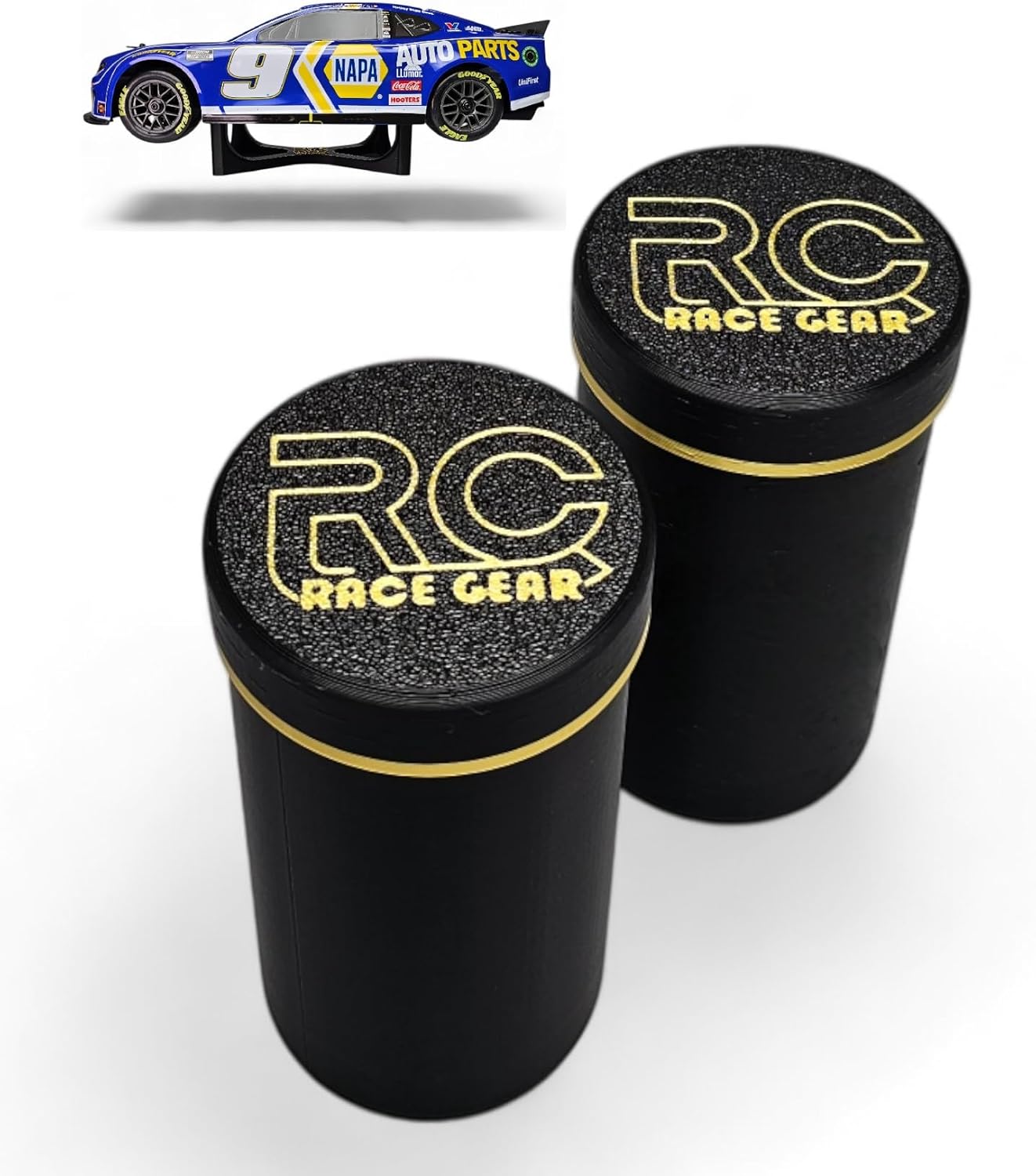 Tire Storage Tubes (2 Pack) - Compatible with Losi NASCAR 1/12 Scale RC Car