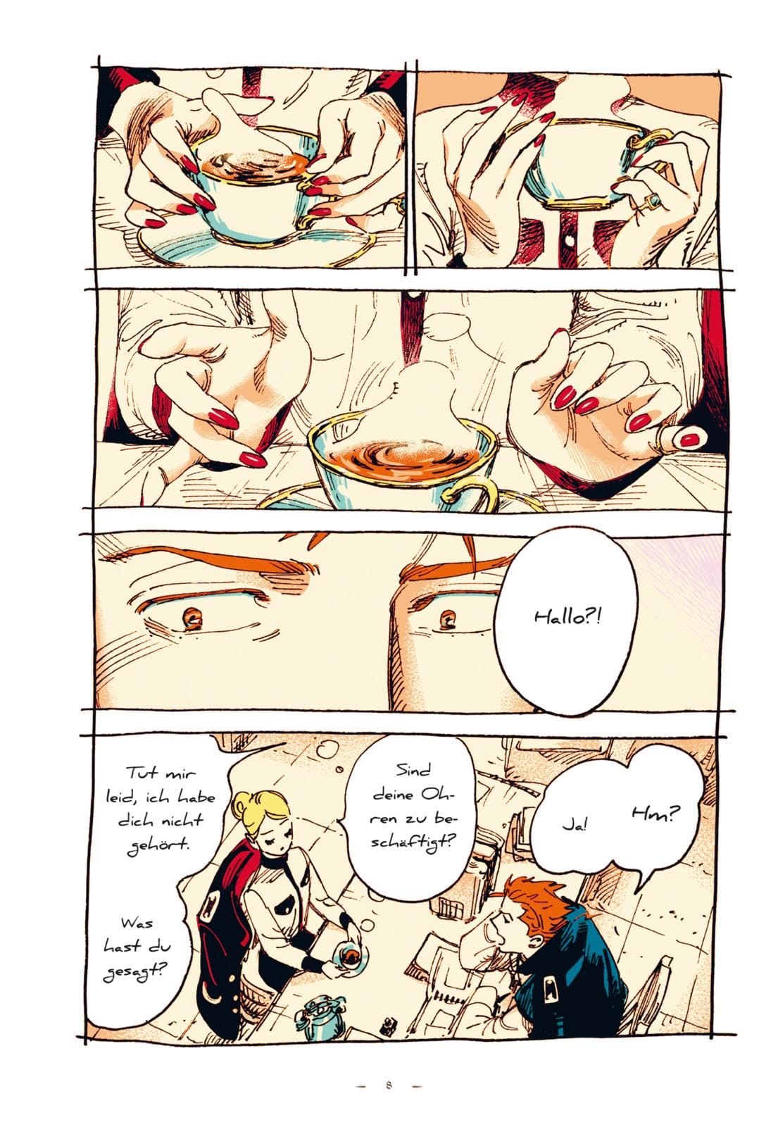 VEIL 4: Romantischer Manga mit wunderschönen, farbigen Illustrationen über über eine blinde Frau und die Liebe