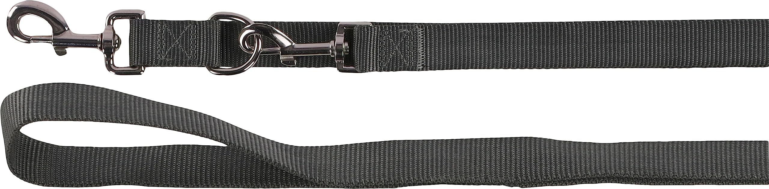 Flamingo Dog Training leash Ziggi Dark grey 2m 20mm