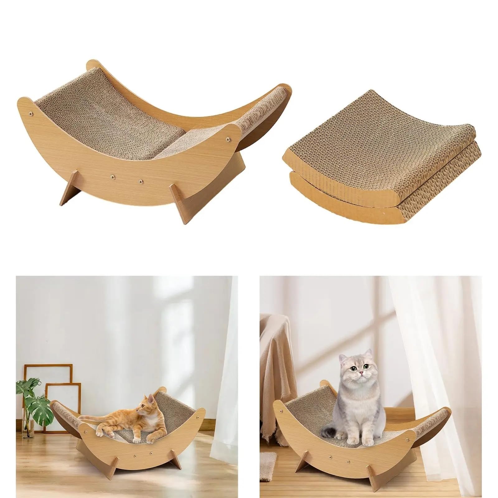 Griffoir en carton pour chat - Canapé d'intérieur - Repos de chats - Nouveauté - Griffes - Canapé - Protection de meubles