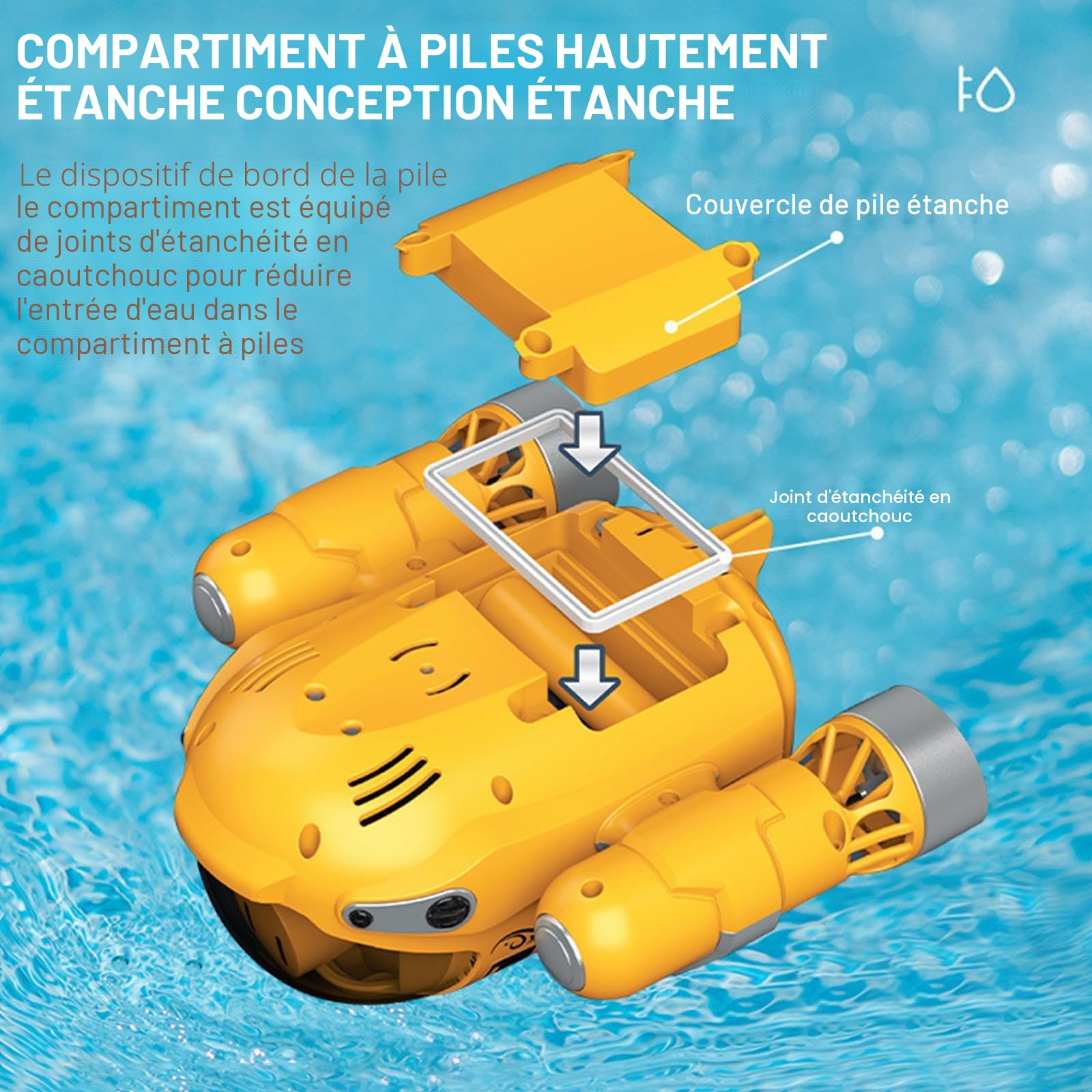 Bateau radiocommandé pour piscines et lacs, 2,4 GHz, bateau à distance avec pulvérisation, fonction lumière, double trémote, bateaux avec télécommande, rechargeables, pour piscine, lac, extérieur