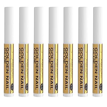 7 pcs Nail Tip Glue - Adhesive Super Bond for Acrylic Nails Tips - 0.07 oz for Each Glue