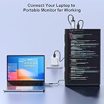 LDLrui 4K USB C to Mini HDMI Uni-Directional Cable 1m, Supports 4K@60Hz, 2K@120Hz, High-Speed Type-C to Mini HDMI Lead, for Steam Deck, ROG Ally, Laptop, MacBook, KYY, ARZOPA, MNN Portable Monitor