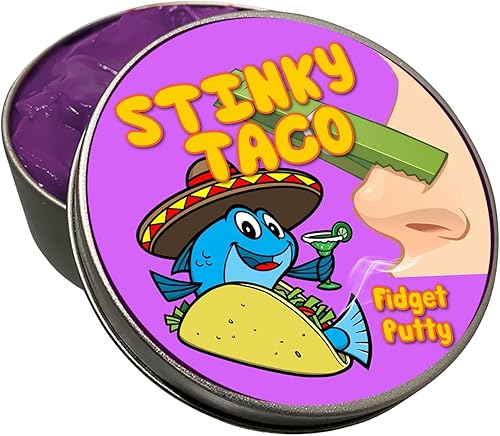 Miniatura 2 de Masilla para tacos apestosos, juguete divertido para aliviar el estrés, masilla tonta de primera calidad para bromas, bromas y diversión, idea de