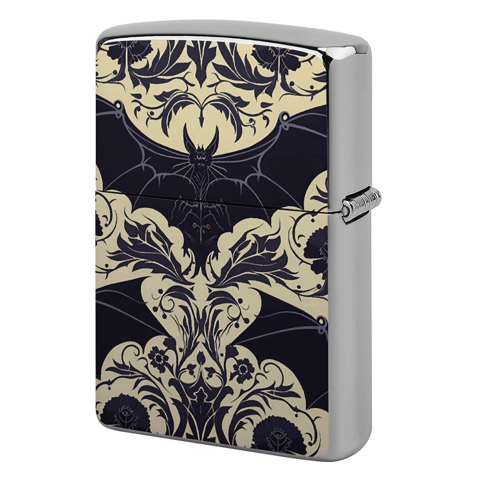 Bat Pattern Lighter Cover for Men, Personalized Lighter Case for Birthday Gift, Flip-Top Lighters Protective Cover, Portable Lighters Shell for Outdoor, Travel