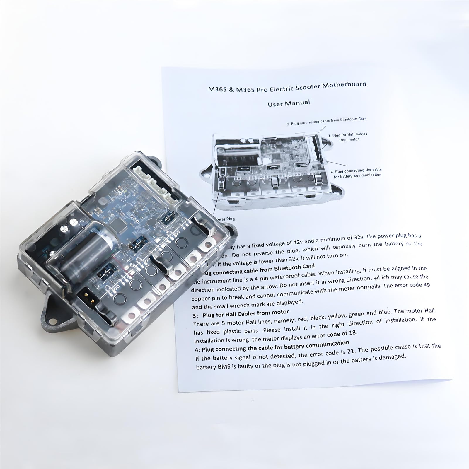 SUNGOOYUE Electric Scooter Controller Panel Circuit Board, Easy Installation Replacement Circuit Board for M365 E Scooter