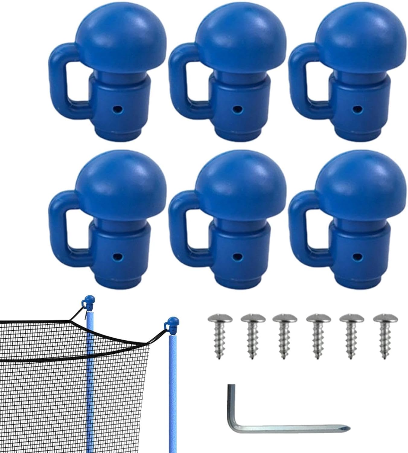 Trampoline Net Caps Replacement Covers for Enclosure Post