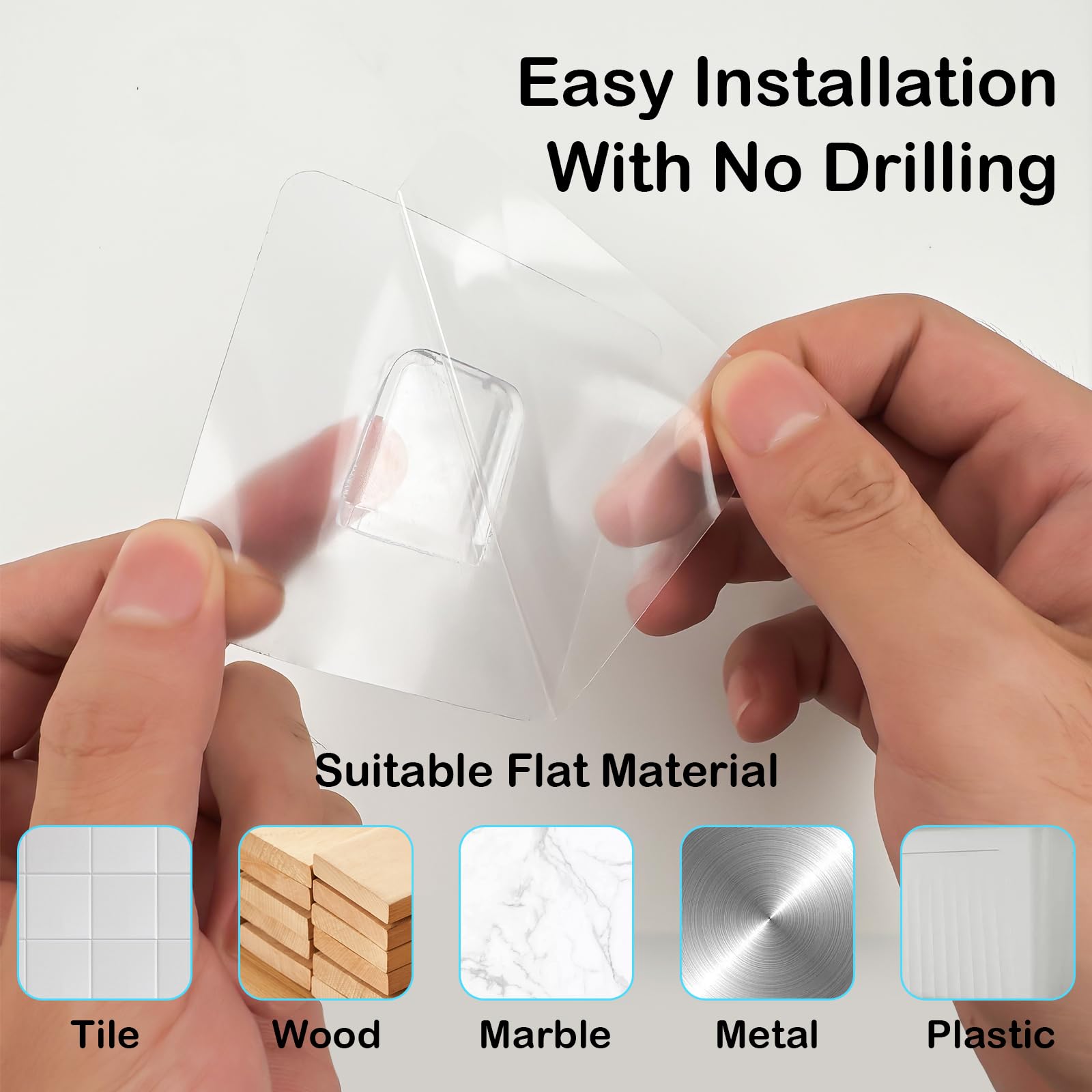 Aazon.co: Adhesive Shelf Bracket, Self Adhesive Shelf Support Pegs, Punch Free Shelf Pins