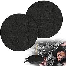 2 PCS Oil Drain Splash Pad, 18" Round Oil Change Mat Heat-Resistant No Splatter Pad, Anti Splash Drip Collector Pan for Car Changing Oil & Transmission Drain Pan, Car Accessories