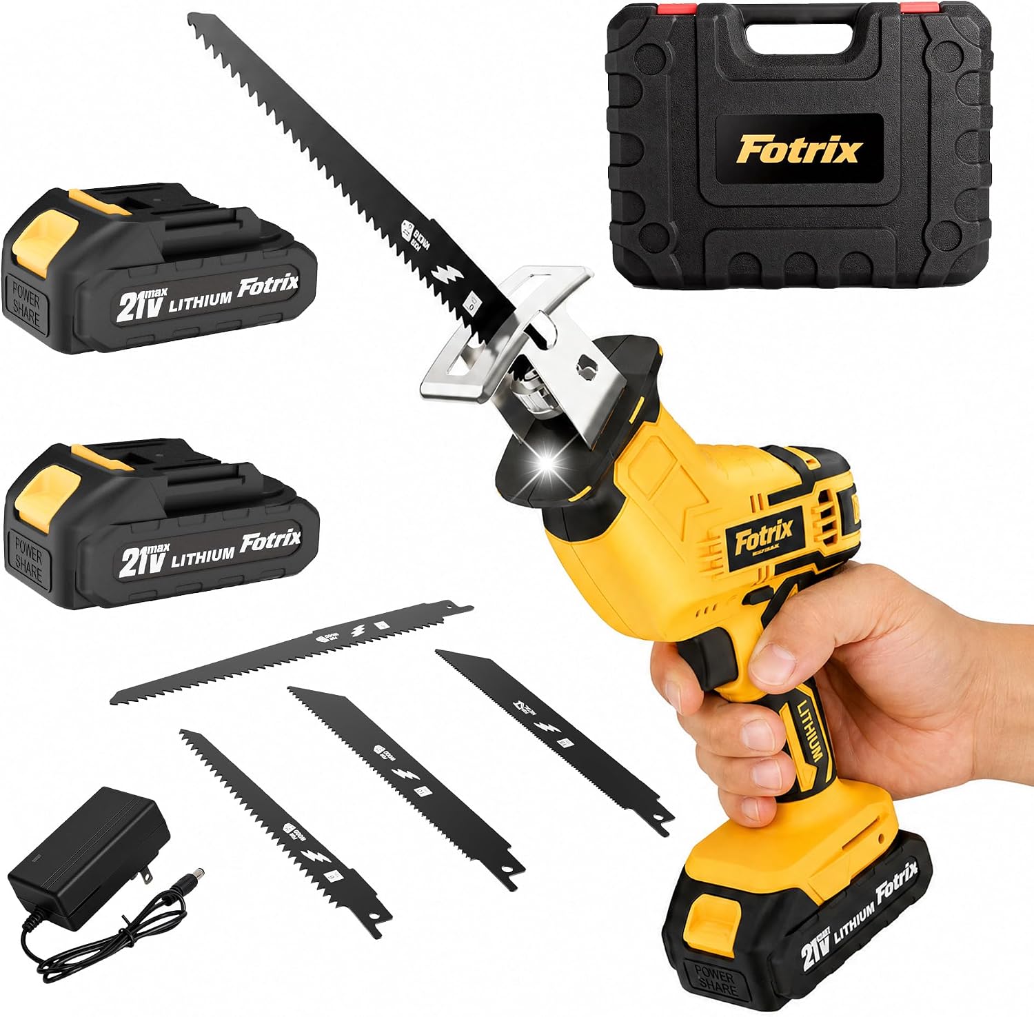 Brushless Cordless Reciprocating Saw, 3500 RPM Variable Speed