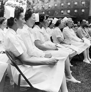 Nurses 1942 Nnurses Of Base Hospital No 17 From Harper Hospital In Detroit Michigan Photograph By Arthur Siegel 1942 Poster Print by (18 x 24)