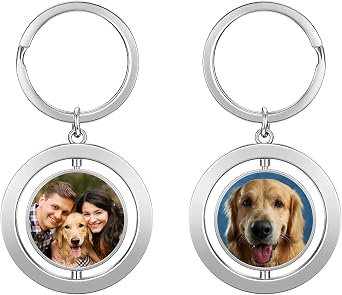 Photo Keychain Custom Picture Keychain Laser-Engraved/Color Gifts For Fathers Day Boyfriend Wife Husband