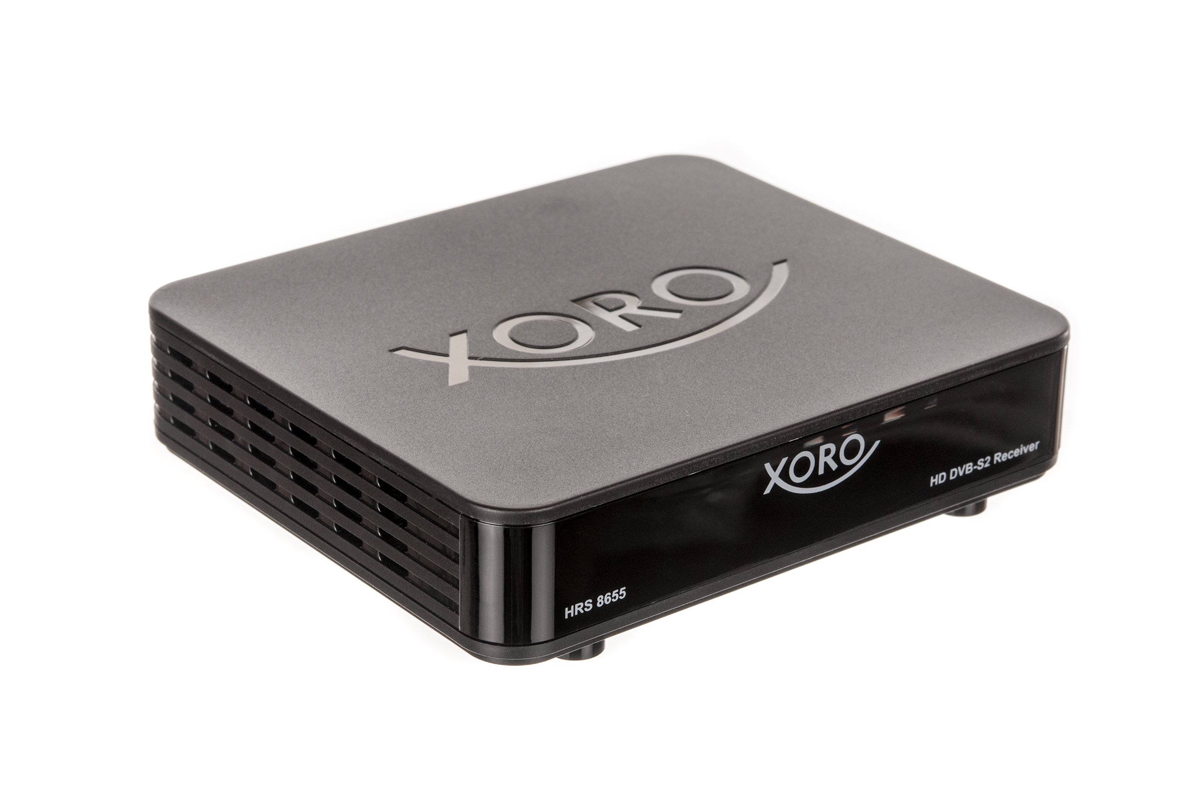 Xoro HRS 8655 HD‐Receiver für digitales Satellitenfernsehen (DVB‐S2), Schwarz | HDMI 1080p, USB Player Astra 19,2° vorprogrammiert, 230V Netzteil, 12V geeignet für Camping & Wohnmobil
