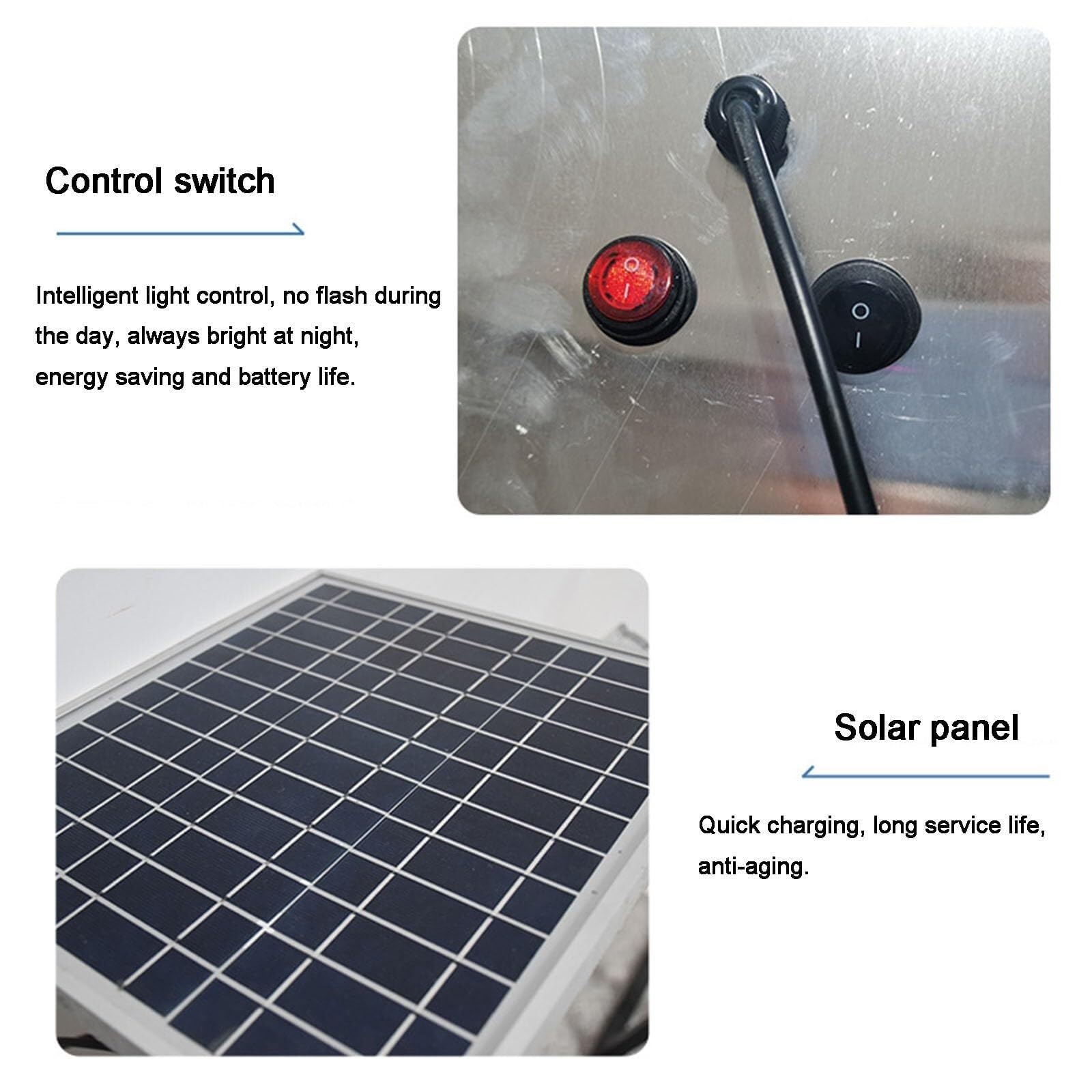 Señales de tráfico solares de prohibición de Paso, LED Intermitentes, Reflectantes, señal de Advertencia de tráfico en la Calle, Marco Redondo de aleación de Aluminio(60cm/23.6in)
