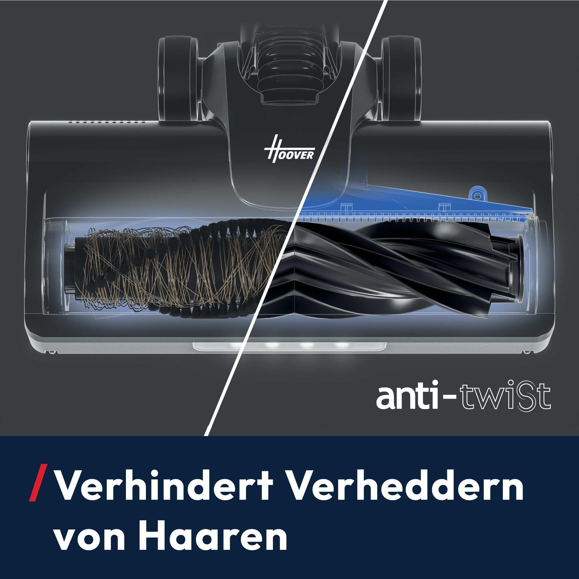 Hoover HF1 Plus Akku-Staubsauger mit Anti-Haarverwicklung – Bild 2