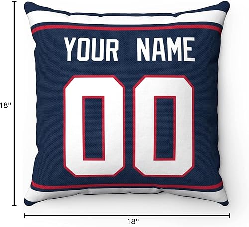 Miniatura 18 de ANTKING 2 paquetes de almohadas personalizadas con cualquier nombre y número para hombres, mujeres y niños Para Cincinnati