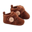 Ykey Baby Shoes (Baby Booties) | Boots For Little Kids | Soft Velvet | Button Color | For 6 Months To 9 Months gallery image