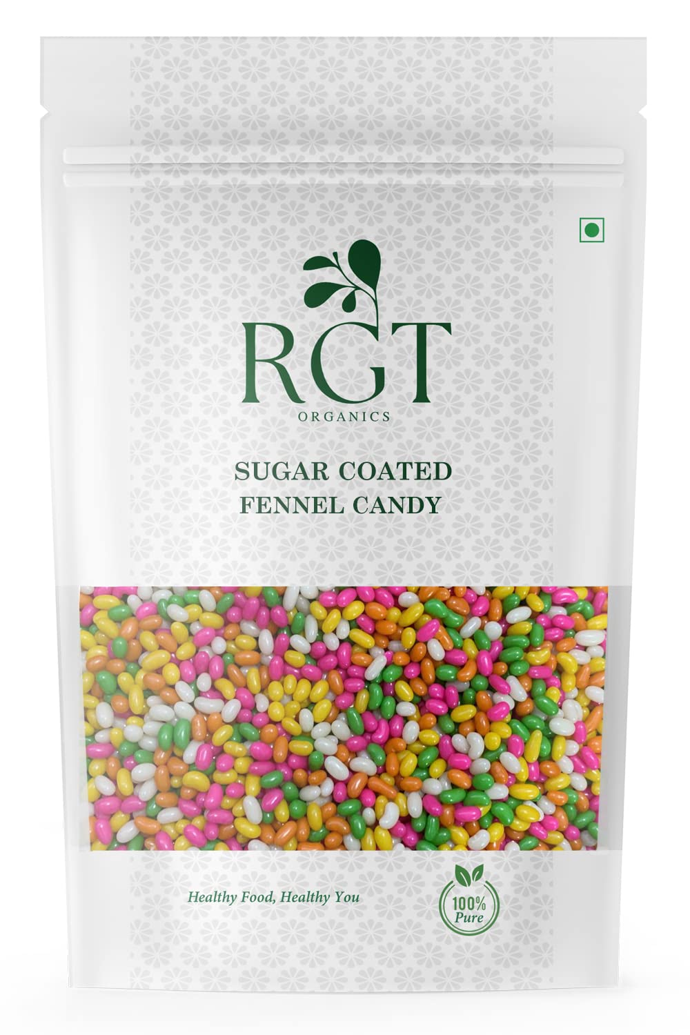 RGT Organics Tinimini Saunf | Colourful Sugar Coated Fennel 400Gm | Chini Mini Saunf (B0BXT2RV6F) Amazon Price History, Amazon Price Tracker