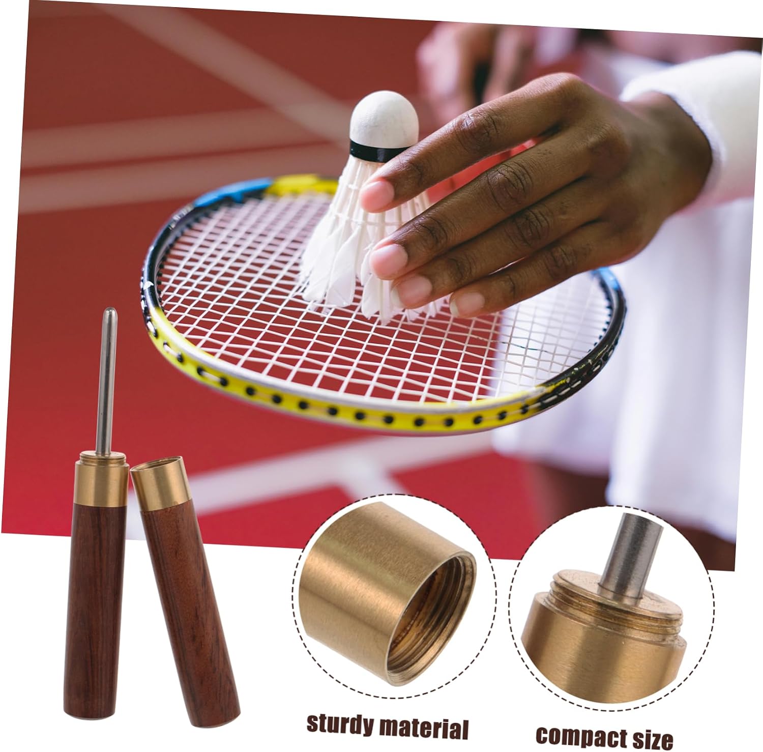 Tennis Badminton Racket Threading Tool Stringing Machine Racket Stringing Awl Comfortable Grip for Precise and Maintenance