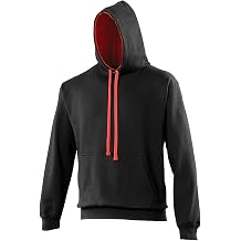 AWDis Men's Varsity Hoodie Hooded Sweatshirt