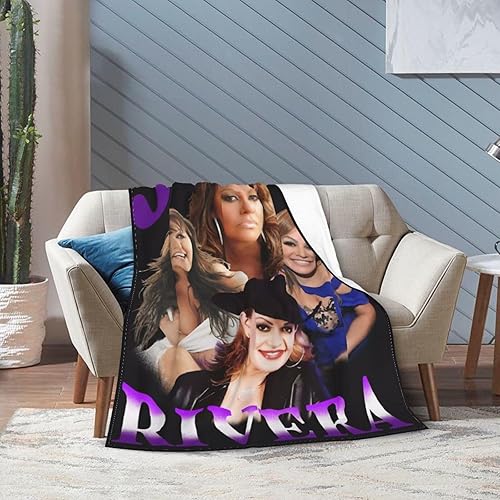 Miniatura 6 de Manta Jenni Singer Rivera de franela suave para sofá, dormitorio, decoración del hogar, mantas de regalo para todas las estaciones, 40 x 30 pulgadas