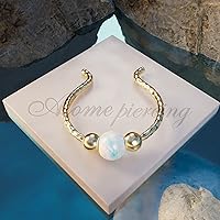 Vista 4 de Fake Opal Septum Rings